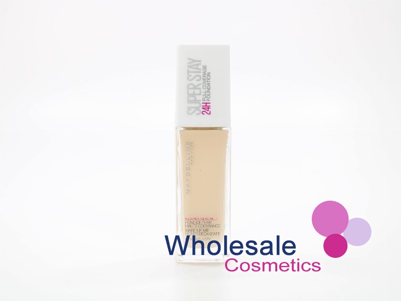 6 x Maybelline SuperStay 24Hr Full Coverage Foundation - 02 NAKED IVORY